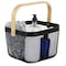 Simplify Storage Tote, 9-21/25 in L x 9-9/20 in W x 9-21/25 in H, Black, Metal 30150-BLACK - alternate 4